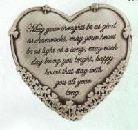 SHAMROCK HEART PLAQUE